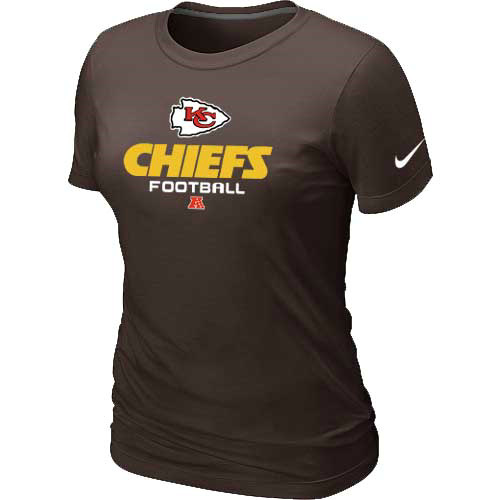 Women Kansas City Chiefs Brown T-Shirt