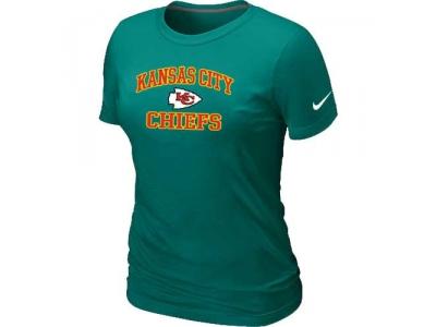 Women Kansas City Chiefs Heart & Soul L.Green T-Shirt