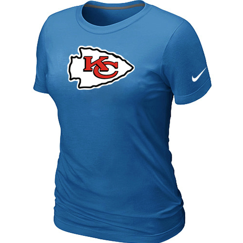 Women Kansas City Chiefs L.blue T-Shirts
