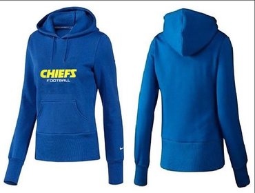 Women Kansas City Chiefs Logo Pullover Hoodie-- (29)