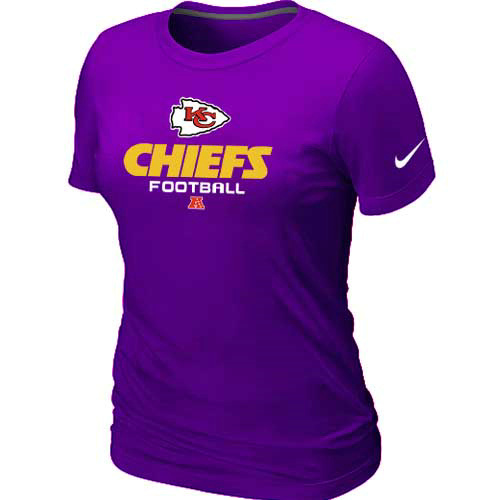Women Kansas City Chiefs Purple T-Shirt