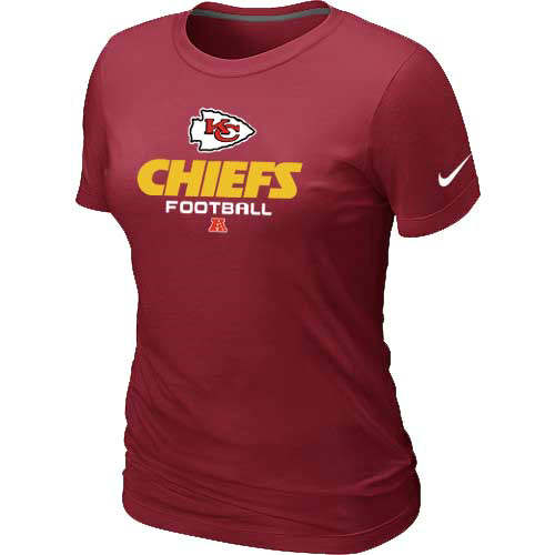 Women Kansas City Chiefs Red  T-Shirt