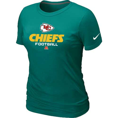 Women Kansas City Chiefs light Green T-Shirt
