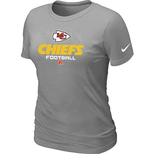 Women Kansas City Chiefs light Grey T-Shirt