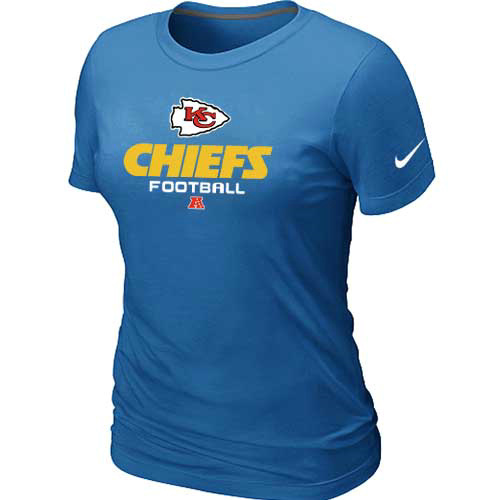 Women Kansas City Chiefs light blue T-Shirt