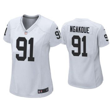 Women Las Vegas Raiders #91 Yannick Ngakoue Women Jersey