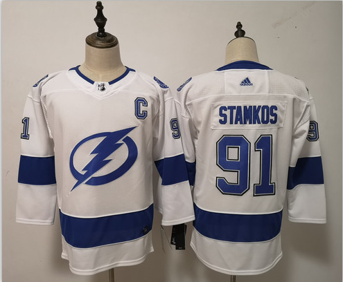 Women Lightning 91 Steven Stamkos White Women Adidas Jersey