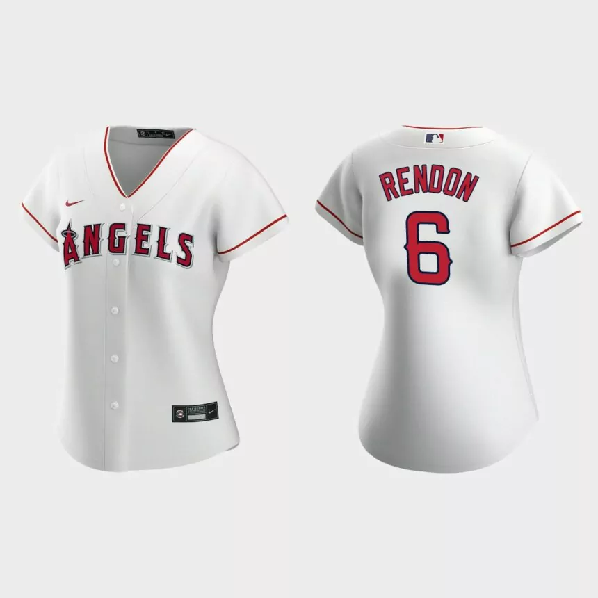 Women Los Angeles Angels Anthony Rendon White Replica Jersey
