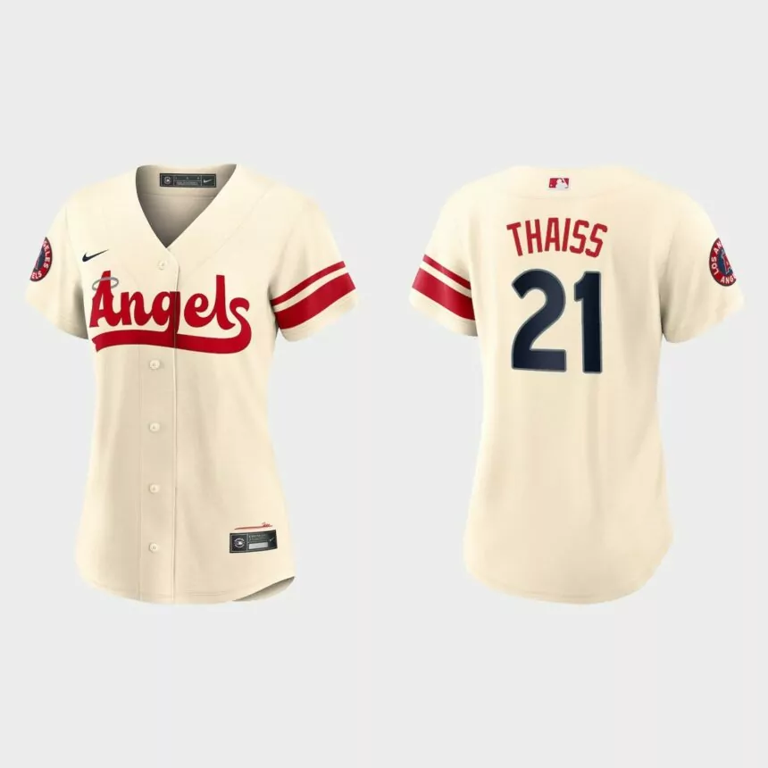 Women Los Angeles Angels Matt Thaiss Cream City Connect Replica Jersey