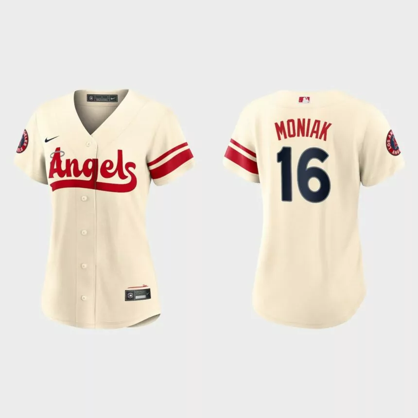 Women Los Angeles Angels Mickey Moniak Cream City Connect Replica Jersey