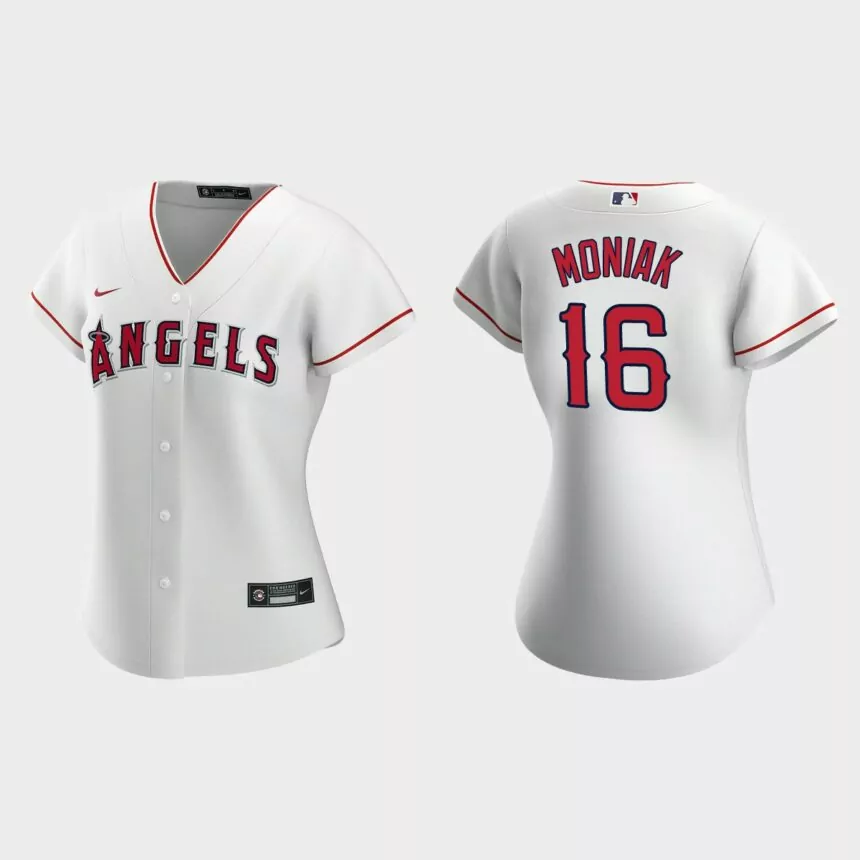 Women Los Angeles Angels Mickey Moniak White Replica Jersey