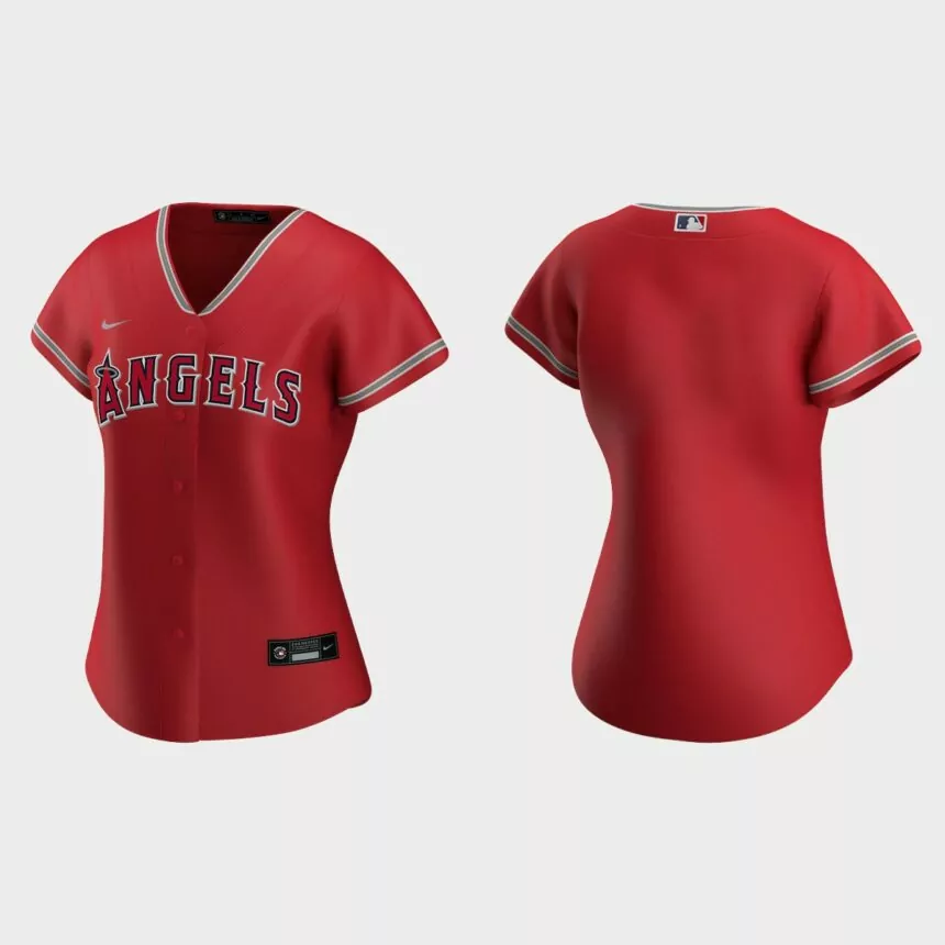 Women Los Angeles Angels Red Replica Jersey