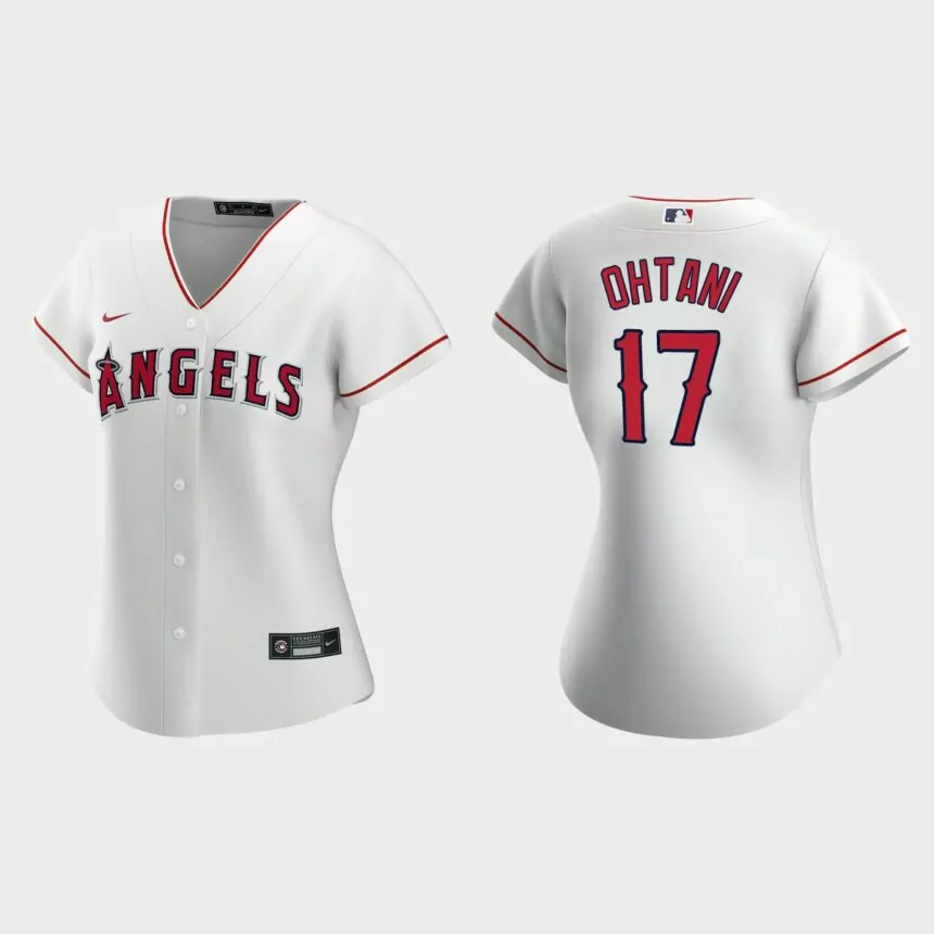 Women Los Angeles Angels Shohei Ohtani White Replica Jersey