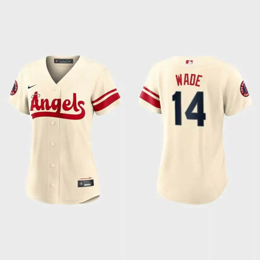 Women Los Angeles Angels Tyler Wade Cream 2022 City Connect Replica Jersey