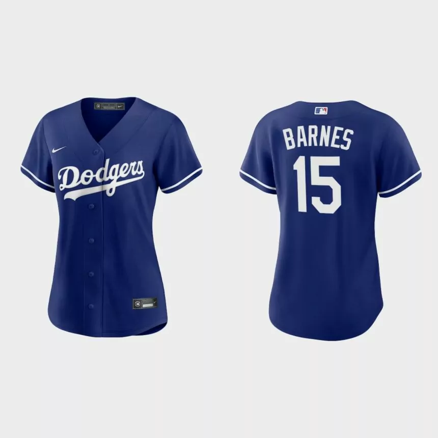 Women Los Angeles Dodgers Austin Barnes Royal Replica Alternate Jersey