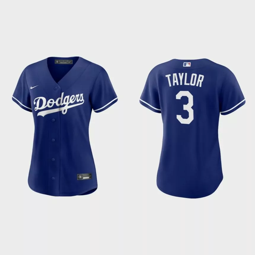 Women Los Angeles Dodgers Chris Taylor Royal Replica Alternate Jersey