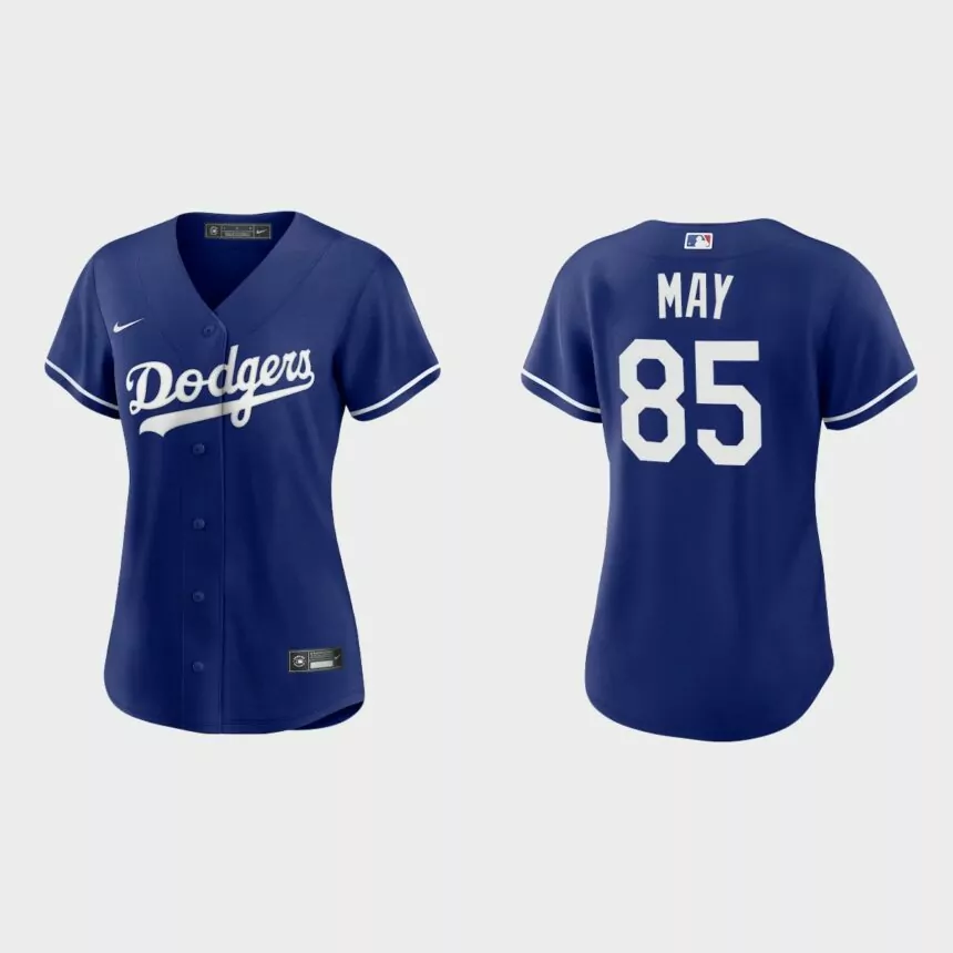 Women Los Angeles Dodgers Dustin May Royal Replica Alternate Jersey