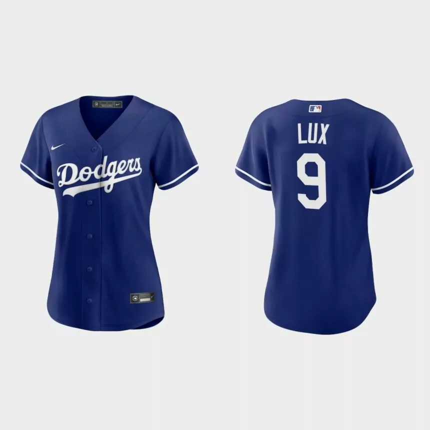 Women Los Angeles Dodgers Gavin Lux Royal Replica Alternate Jersey