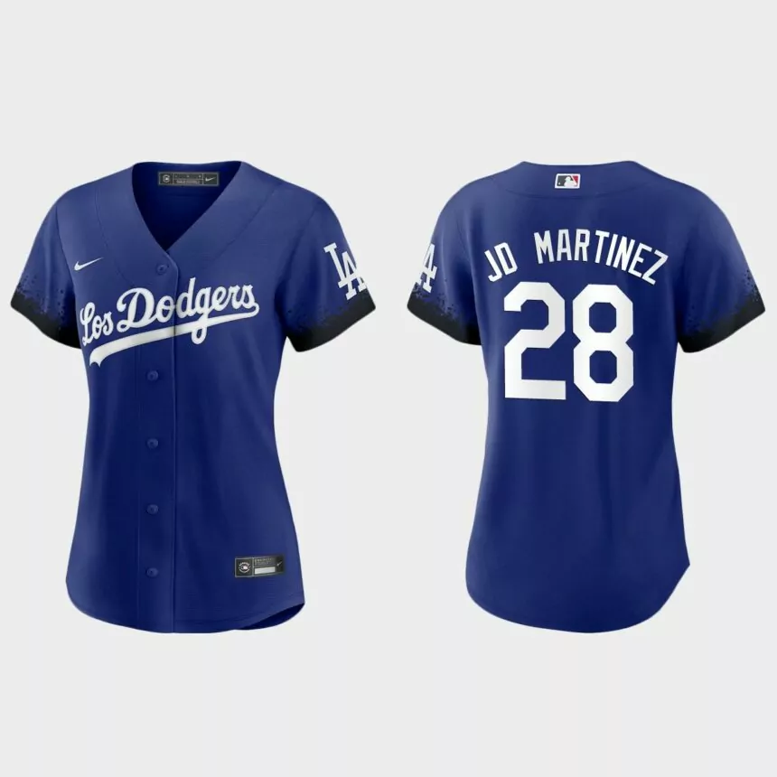 Women Los Angeles Dodgers J.D. Martinez Royal City Connect Replica Jersey