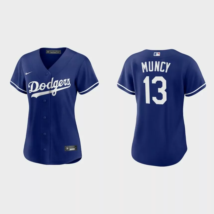 Women Los Angeles Dodgers Max Muncy Royal Replica Alternate Jersey