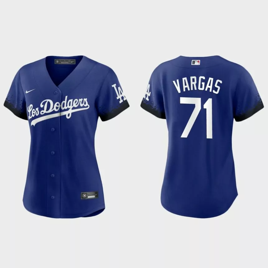 Women Los Angeles Dodgers Miguel Vargas Royal City Connect Replica Jersey