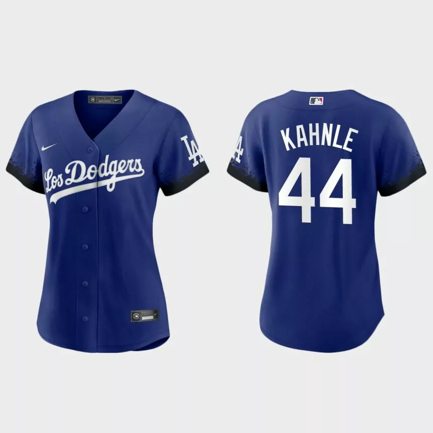 Women Los Angeles Dodgers Tommy Kahnle Royal City Connect Replica Jersey