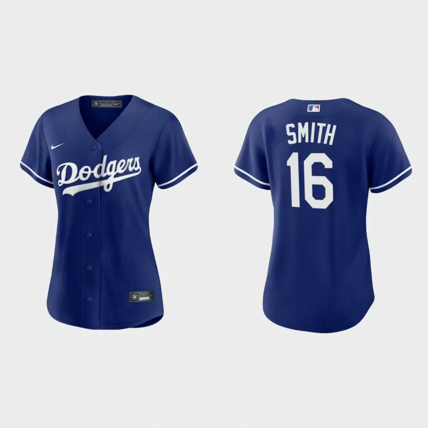 Women Los Angeles Dodgers Will Smith Royal Replica Alternate Jersey
