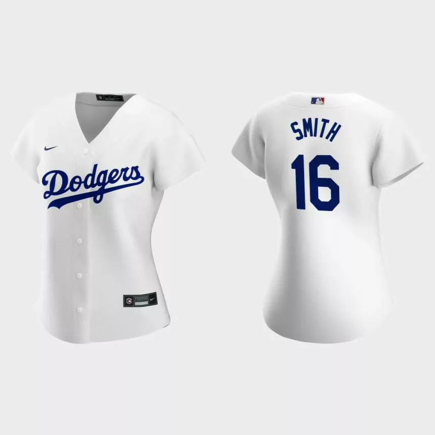 Women Los Angeles Dodgers Will Smith White Replica Home Jersey