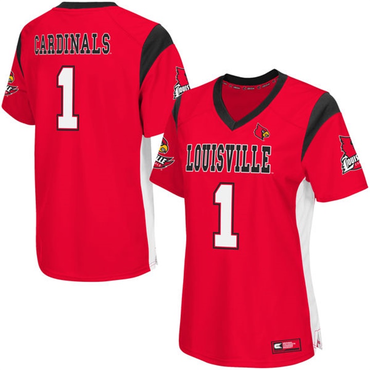 Women Louisville Cardinals Red Premier College Football Jersey