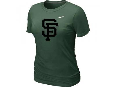 Women MLB San Francisco Giants Heathered D.Green NEW Blended T-Shirt