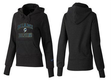 Women Miami Dolphins Logo Pullover Hoodie-- (12)