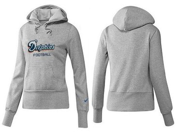Women Miami Dolphins Logo Pullover Hoodie-- (46)