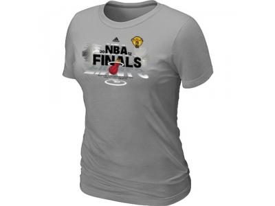 Women Miami Heat adidas 2012 Eastern Conference Champions L.Grey T-Shirt