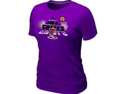 Women Miami Heat adidas 2012 Eastern Conference Champions Purple T-Shirt