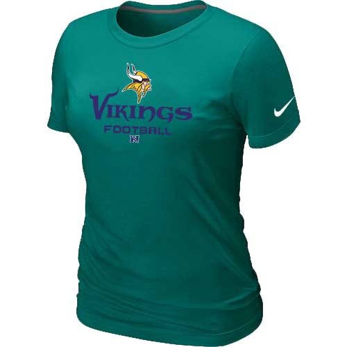 Women Minnesota Vikings L.Green  T-Shirt