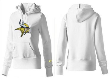 Women Minnesota Vikings Logo Pullover Hoodie