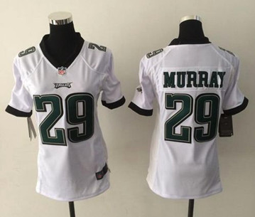 Women NEW Eagles #29 DeMarco Murray White Stitched NFL New Elite Jersey