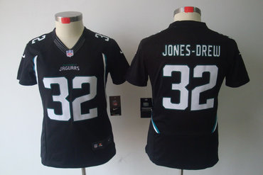 Women NEW Jacksonville Jaguars 32 Maurice Jones-Drew Black Jerseys