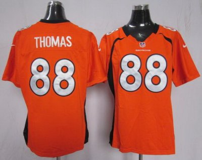 Women NEW NFL Denver Broncos 88# Demaryius Thomas Orange Jerseys