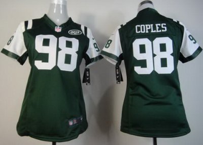 2012 Women NEW NFL New York Jets 98 Quinton Coples Green Jerseys