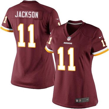 Women NEW Washington Redskins #11 DeSean Jackson Burgundy Red Team Color NFL Jersey