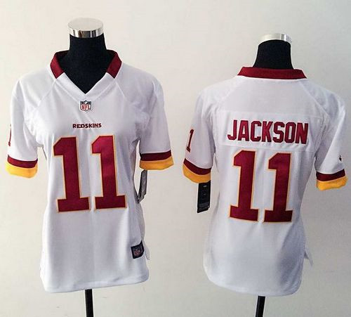 Women NEW Washington Redskins #11 DeSean Jackson White Stitched NFL Elite Jersey