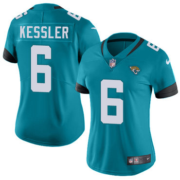 Women NFL Nike Jacksonville Jaguars #6 Cody Kessler Green Vapor Untouchable Limited Jersey