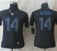 Women New Buffalo Bills #14 Sammy Watkins Impact Limited Black Jerseys