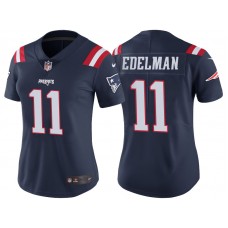 Women New England Patriots #11 Julian Edelman Navy Color Rush Limited Jersey