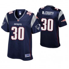 Women New England Patriots #30 Jason McCourty Navy Pro Line Player Jersey