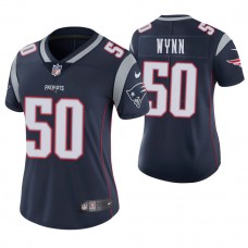 Women New England Patriots #50 Isaiah Wynn Navy Game Jersey