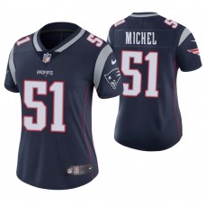 Women New England Patriots #51 Sony Michel Navy Game Jersey