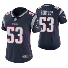 Women New England Patriots #53 Ja'Whaun Bentley Navy Game Jersey