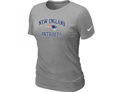 Women New England Patriots Heart & Soul L.Grey T-Shirt